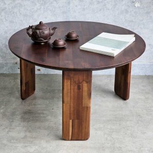 Bàn sofa tròn đk 80cm gỗ tràm TT68283