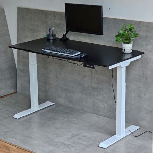 Bàn FlexiDesk mặt gỗ cao su 2 khớp chỉnh điện FLD001