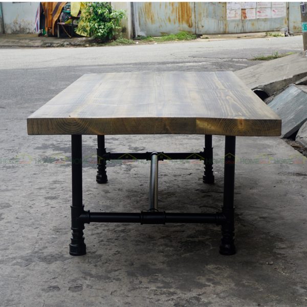 TT68006 - Bàn trà Tea Table gỗ thông chân ống nước - 100x60x35