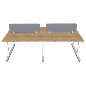 Bàn cụm văn phòng 4 chỗ ngồi hệ TIO - HBTO009
