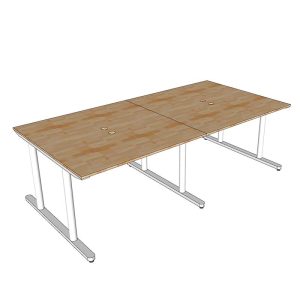 Bàn cụm văn phòng 4 chỗ ngồi hệ TIO - HBTO009