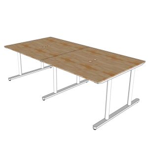 Bàn cụm văn phòng 4 chỗ ngồi hệ TIO - HBTO009
