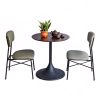 Combo bàn cafe tròn 70cm và 2 ghế cafe khung sắt CBCF299
