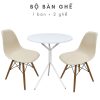 Bộ bàn ghế cafe đơn giản 2 ghế ngồi CBCF123
