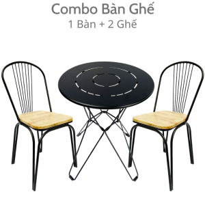 Bộ bàn ghế cafe, bàn ghế ngoài trời CBCF174