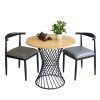 Combo bộ bàn ghế cafe tròn 80cm CBCF261