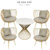 Bộ bàn ghế cafe, bàn ghế decor LUXI CBCF138