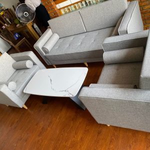 bàn sofa mặt đá đen