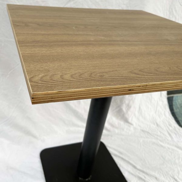Bàn cafe vuông 60cm gỗ Plywood chân sắt CFD68078