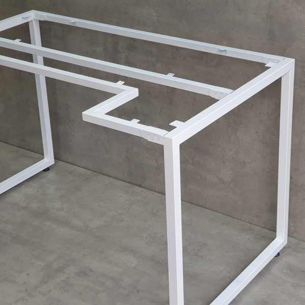 Chân bàn chữ L 120x70cm hệ Minimal HCMN013