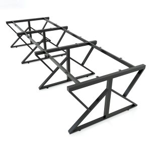 HBKC012 - Bàn cụm 6 360x120 KConcept chân sắt lắp ráp