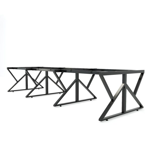 HBKC012 - Bàn cụm 6 360x120 KConcept chân sắt lắp ráp