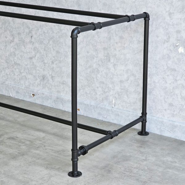 Chân bàn ống nước sắt cho bàn 140x80cm sơn tĩnh điện HCPP012