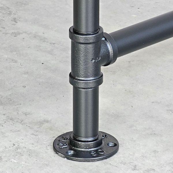 Chân bàn ống nước sắt cho bàn 140x80cm sơn tĩnh điện HCPP012