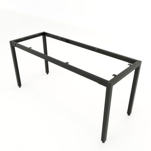 Bàn làm việc 160x60cm gỗ cao su chân sắt hệ Uconcept HBUC035