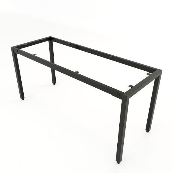 Bàn làm việc 160x60cm gỗ cao su chân sắt hệ Uconcept HBUC035