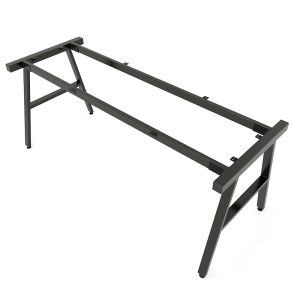 Bàn làm việc 180x70cm gỗ cao su chân sắt hệ Aconcept HBAC029