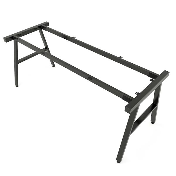 Bàn làm việc 180x70cm gỗ cao su chân sắt hệ Aconcept HBAC029