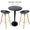 Combo Bàn Bar Tròn Và 2 Ghế Bar CBCF146