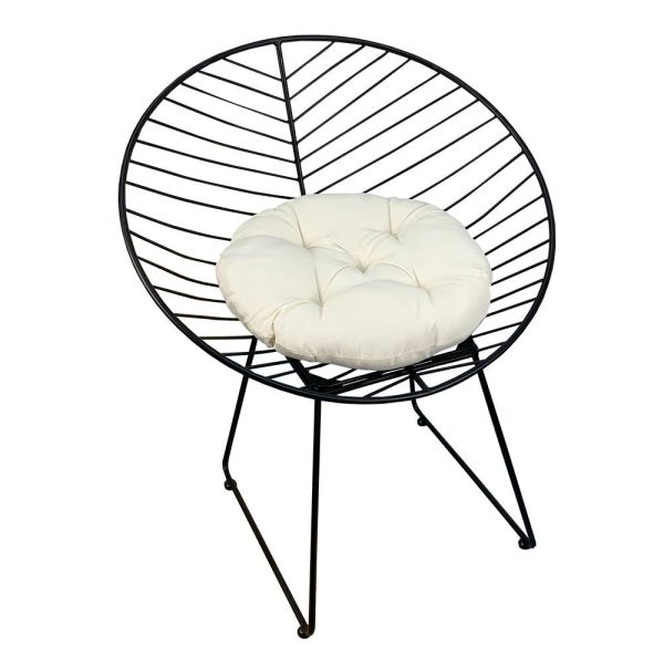 Combo Bàn Cafe Tròn 60cm Và 2 Ghế Cafe Sắt Hình Nón CBCF101