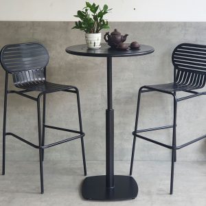 Combo bộ bàn bar sắt 60cm và 2 ghế bar sắt CBCF274