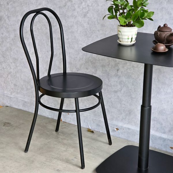 Combo bàn cafe sắt và 2 ghế Thonet sắt sơn tĩnh điện CBCF300