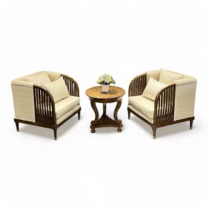 Combo bộ bàn ghế sofa INDOCHI gỗ tần bì CBSF68032