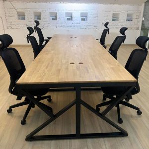 Bàn cụm 6 360x120 KConcept chân sắt lắp ráp