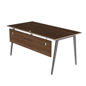 Bàn làm việc 160x80cm gỗ Plywood phủ melamin chân Đa Giác HDG015