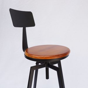 Ghế bar nâng hạ chiều cao có lưng GBAK001