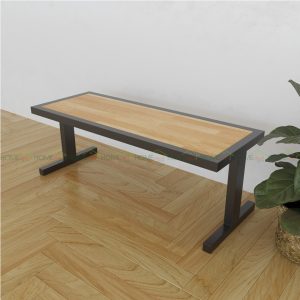 GA68005 - Ghế ăn băng SAHO chữ I  - 120x45x43 (cm)