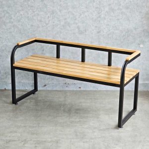 Ghế băng có tay tựa 120x45x60cm gỗ cao su GBD030