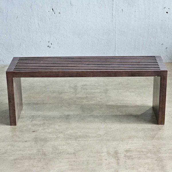 Ghế băng dài 120x32x45cm gỗ cao su GBD033