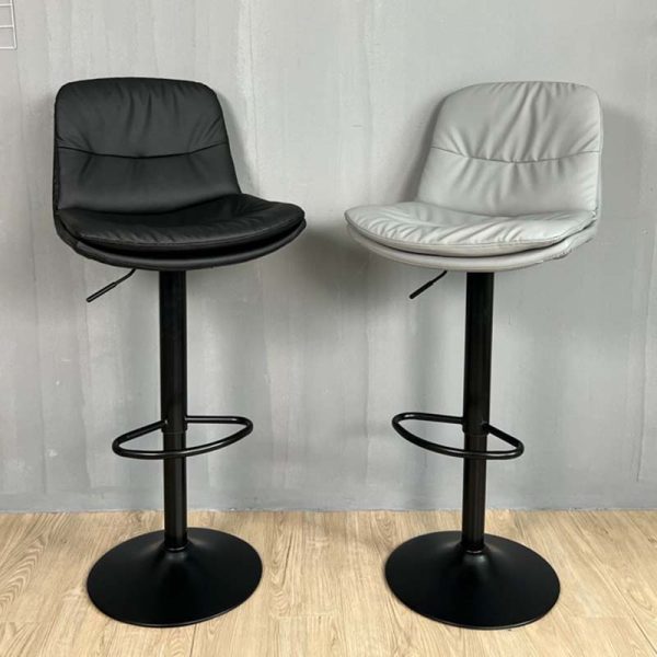 Ghế bar nâng hạ chiều cao nệm simili GAKJB-673