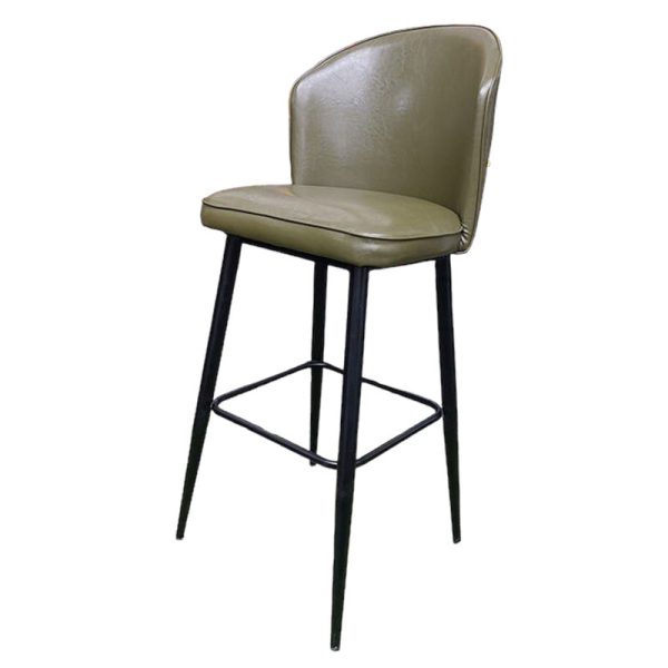 Ghế Bar nệm da simili chân sắt GBSK009