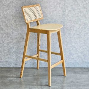 Combo bàn bar tròn 60cm và 2 ghế bar gỗ CBCF305