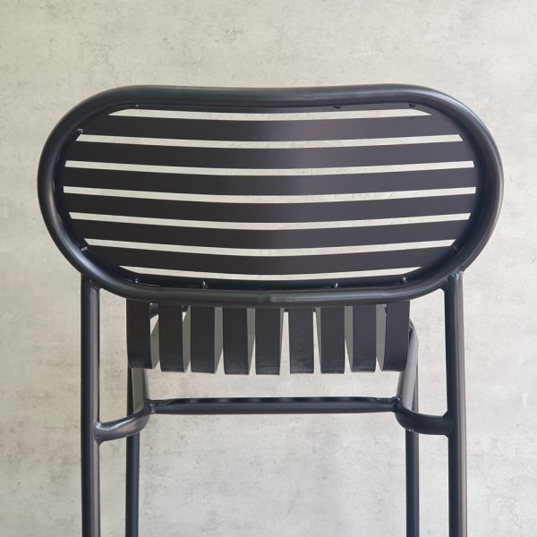 Ghế bar khung sắt cắt rãnh sơn tĩnh điện GBSK012