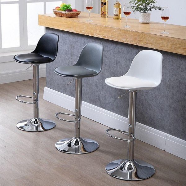 Ghế bar Eames nâng hạ mặt nệm nhiều màu ST1028-3