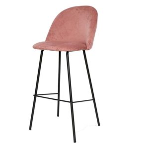 Ghế bar nệm vải khung chân sắt GAK195H