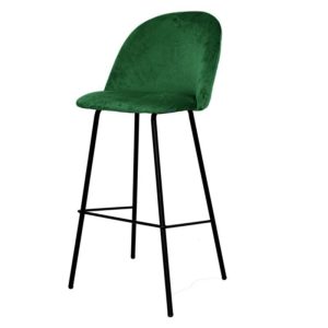 Ghế bar nệm vải khung chân sắt GAK195H