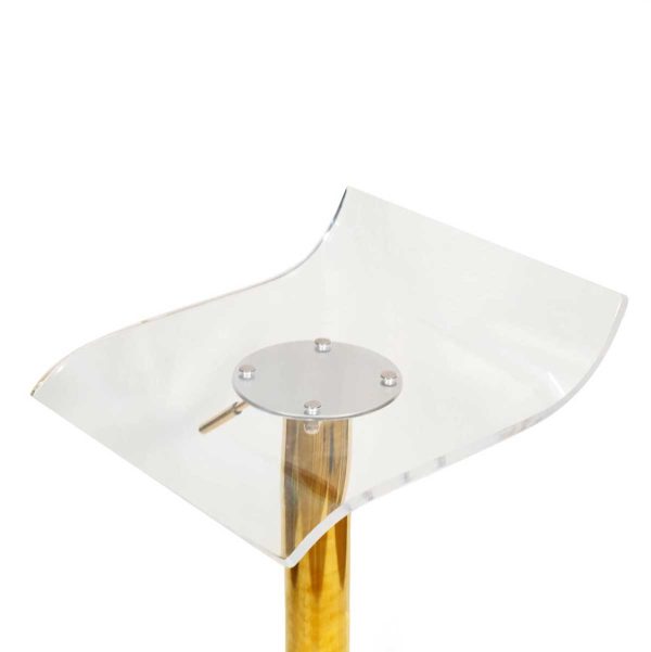 Ghế bar nhựa Arcylic chân xoay nâng hạ GAK-631