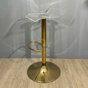 Ghế bar nhựa Arcylic chân xoay nâng hạ GAK-631