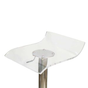 Ghế bar nhựa Arcylic chân xoay nâng hạ GAK-631