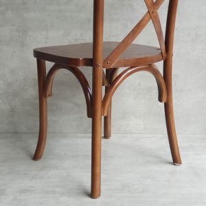 Ghế Bistro Crossback gỗ cao su GCF162