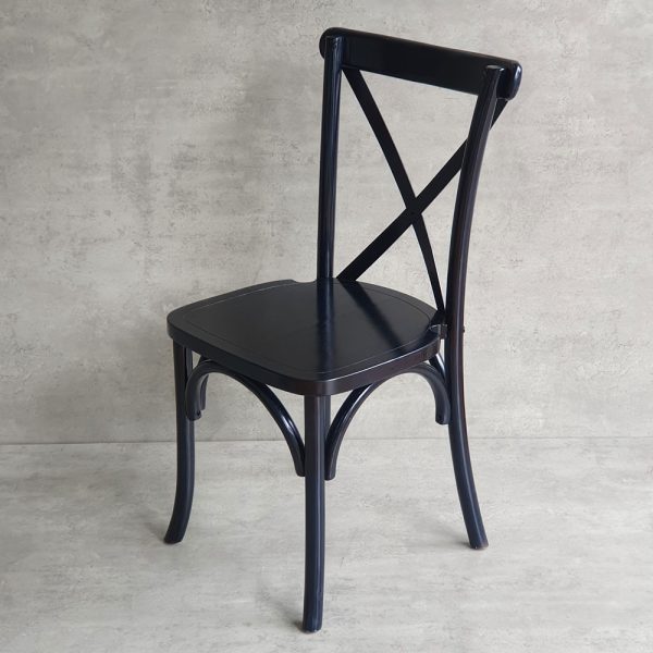 Ghế Bistro Crossback gỗ cao su GCF162