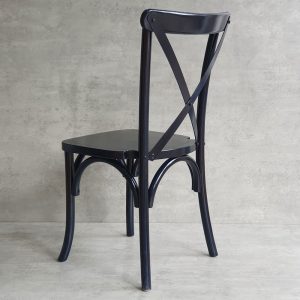 Ghế Bistro Crossback gỗ cao su GCF162