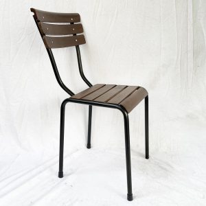 Ghế cafe ngoài trời gỗ kết hợp khung sắt Kite
