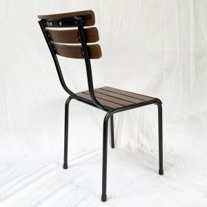 Ghế cafe ngoài trời gỗ kết hợp khung sắt Kite