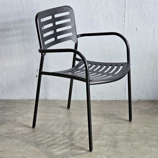 Ghế sắt ngoài trời có tay vịn GCF219