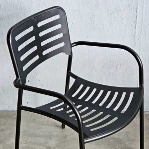 Ghế sắt ngoài trời có tay vịn GCF219